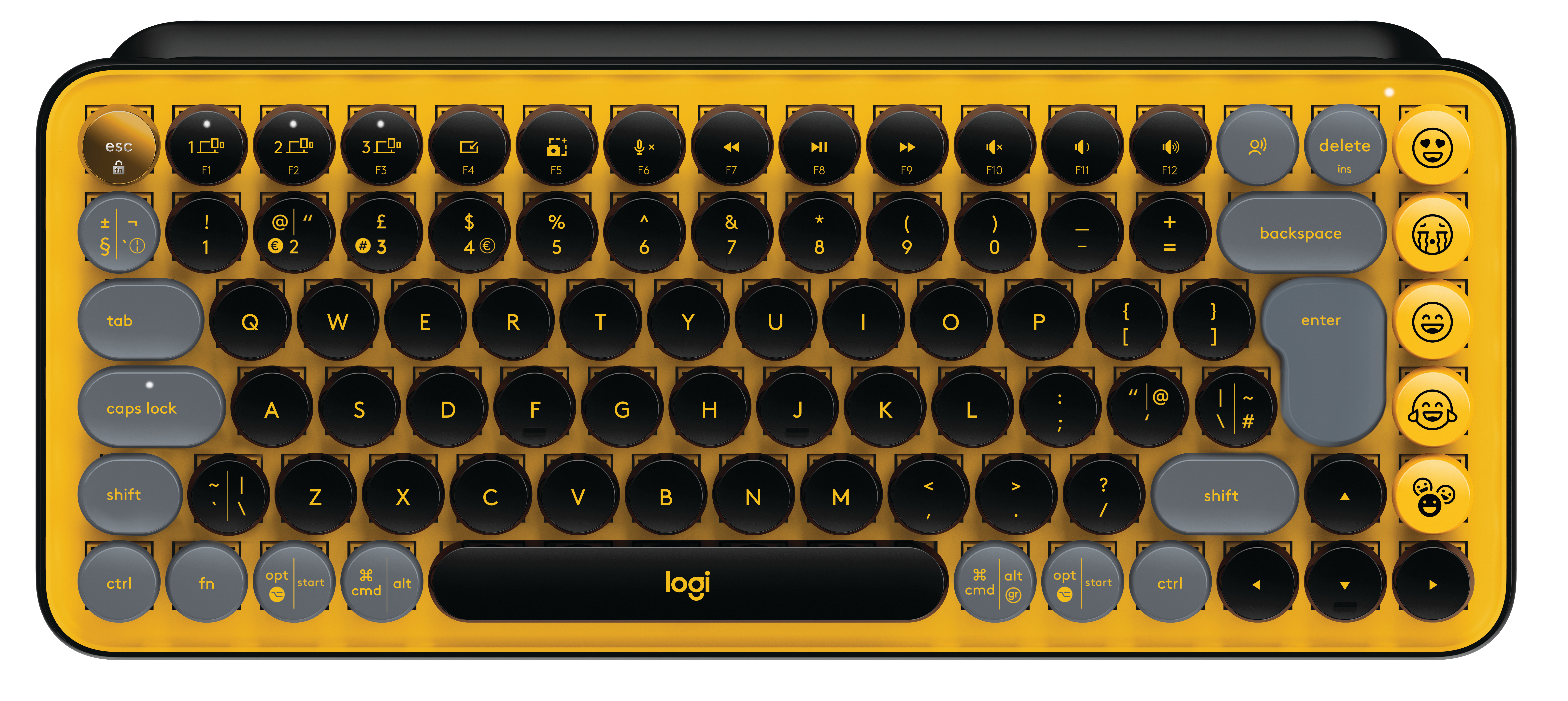Logitech POP Keys Wireless Mechanical Keyboard With Emoji Keys toetsenbord RF-dr